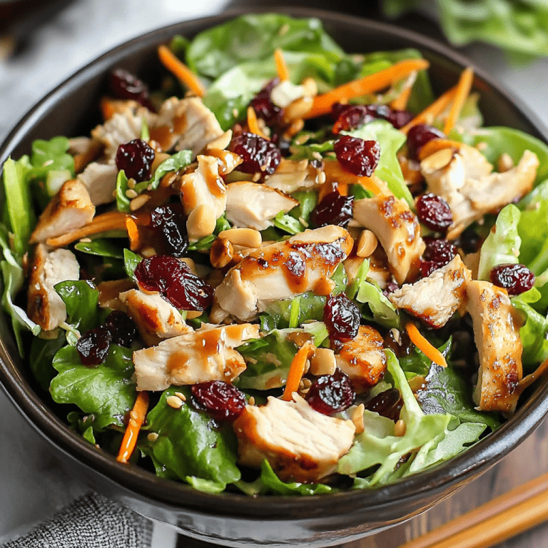 Asian Chicken Cranberry Salad