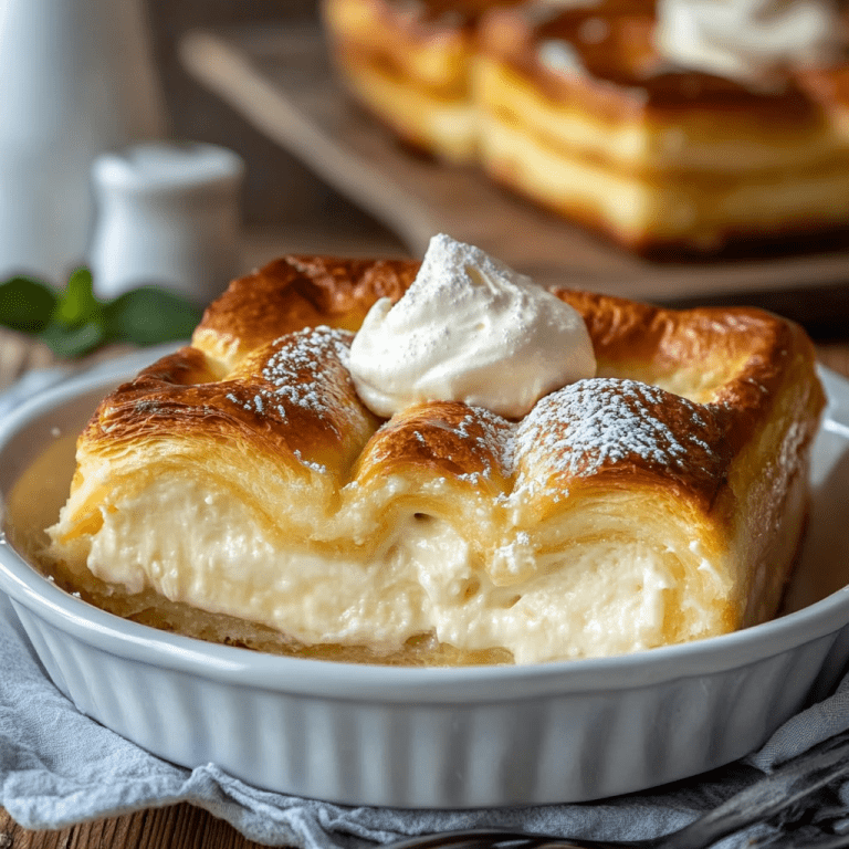 Crescent Rolls Cheesecake Casserole