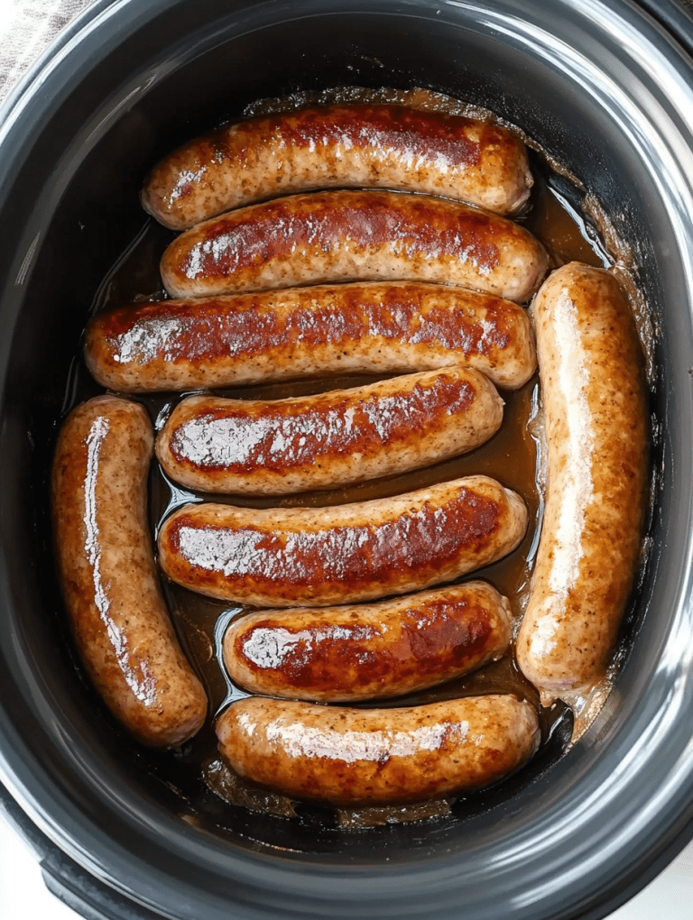 Slow Cooker Hot Tub Beer Brats
