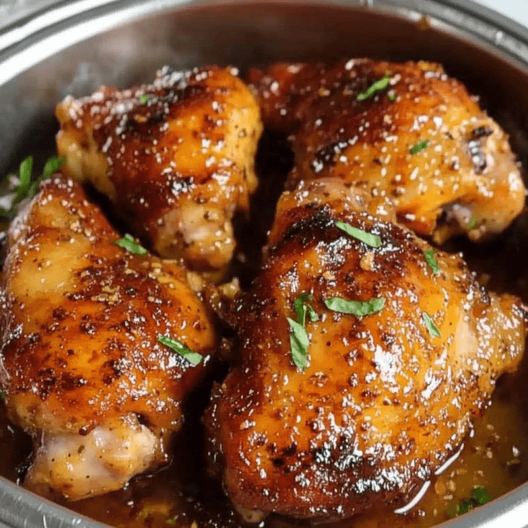 Baked Garlic Brown Sugar Chicken