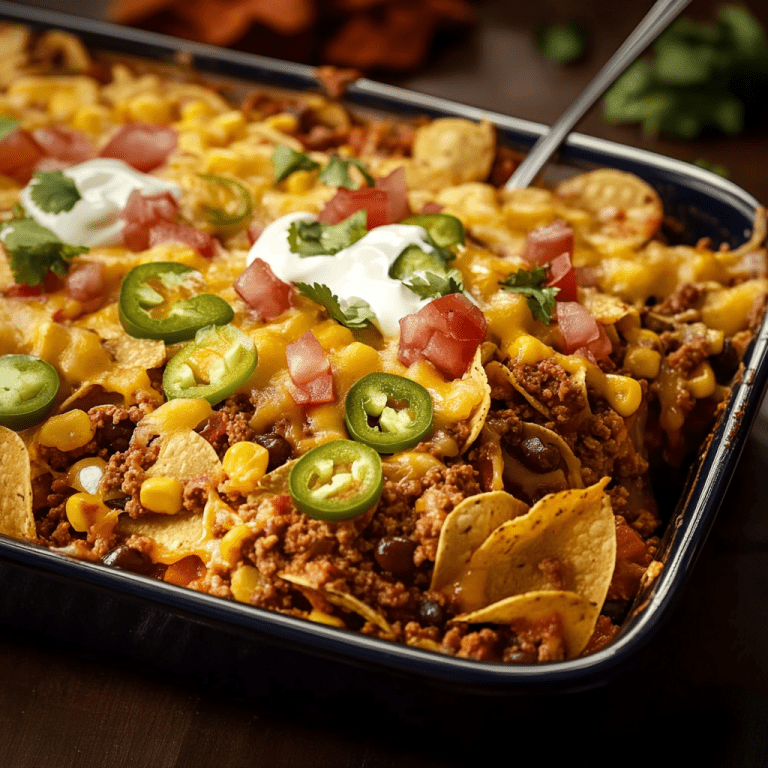 Walking Taco Casserole
