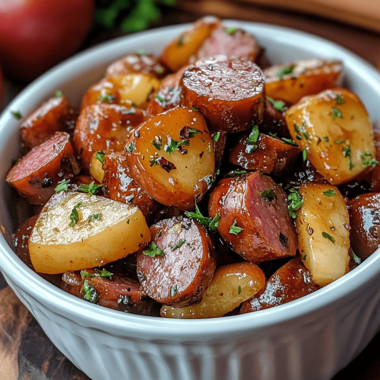Kielbasa and Apple Slow Cooker Delight