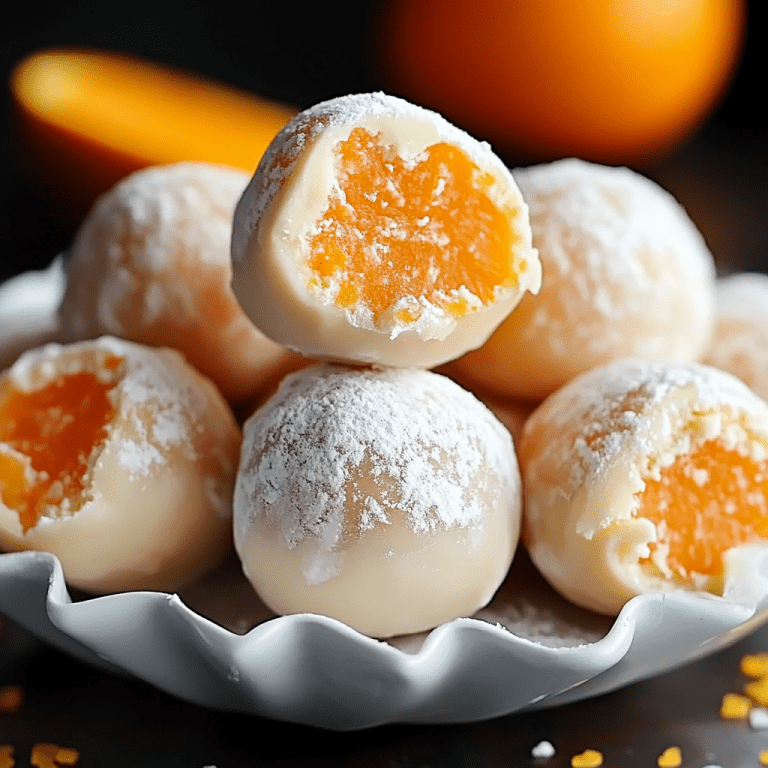 Orange Creamily Truffles