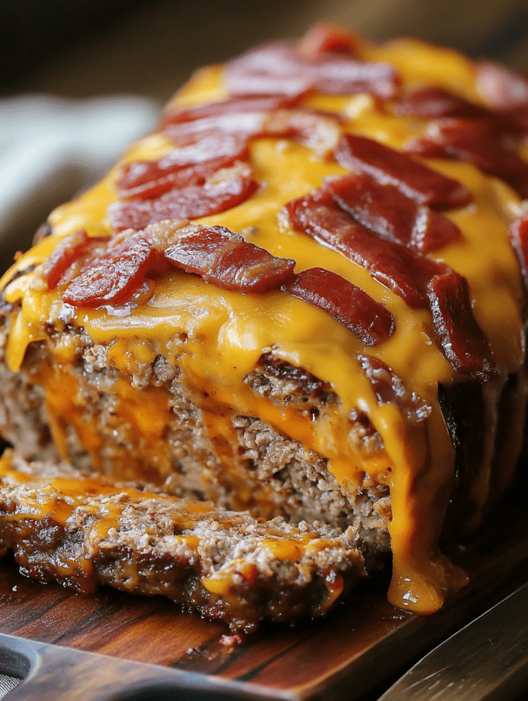 Bacon Cheeseburger Meatloaf