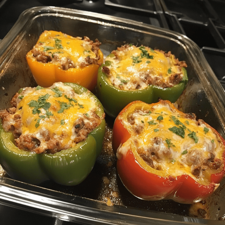Philly Cheesesteak Stuffed Peppers