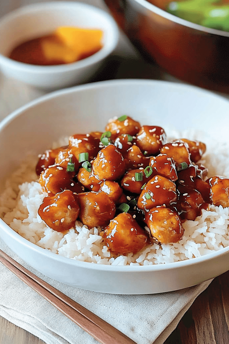 3-Ingredient Orange Chicken