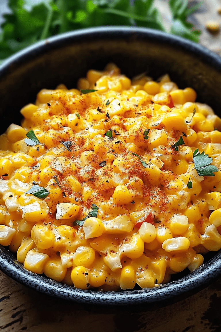 Creamy Spiced Corn