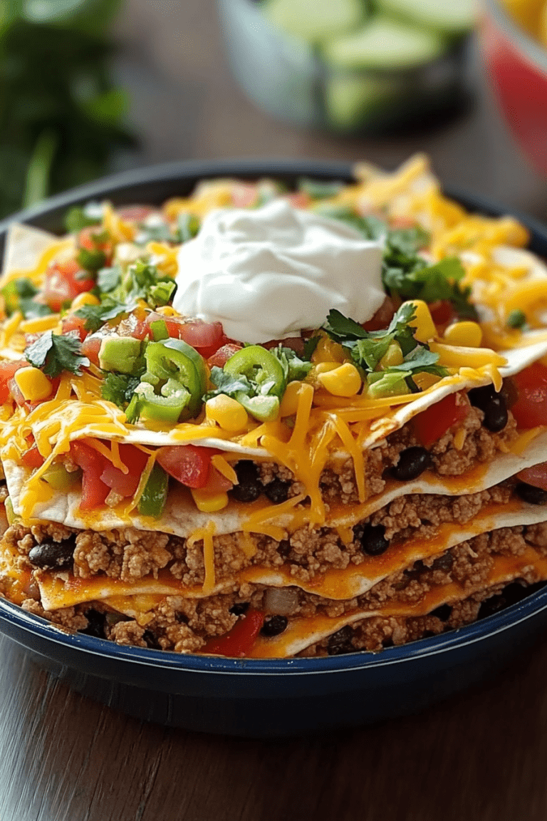 Layered Taco Bake