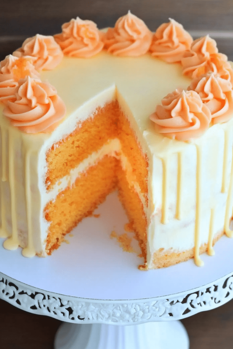 Orange Dreamsicle Cake