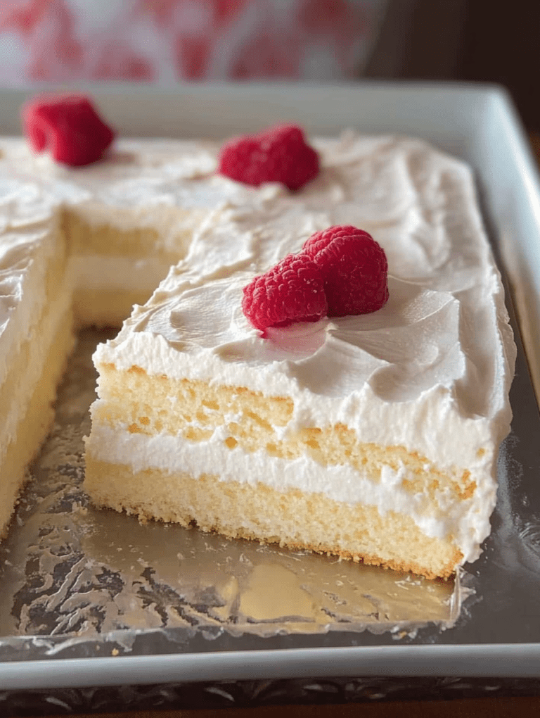 Tres Leches Cake