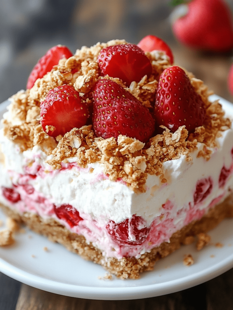 No-Bake Strawberry Crunch Cheesecake