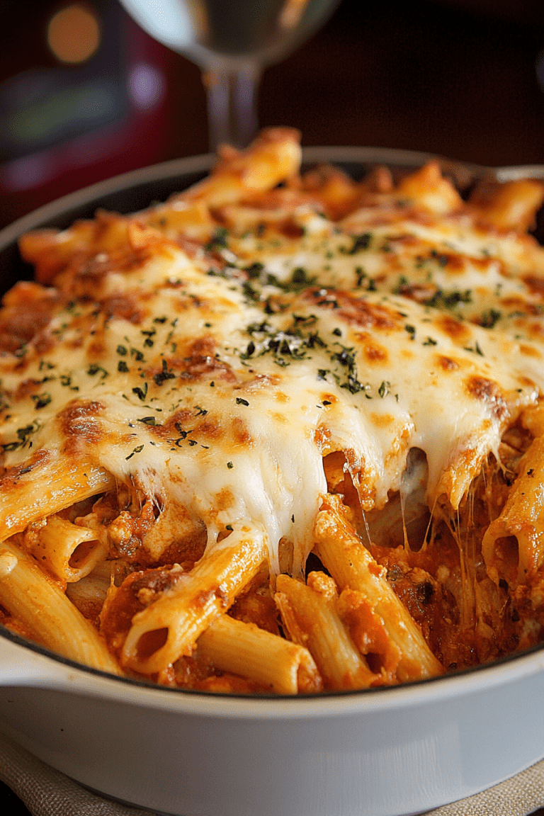 Baked Mostaccioli