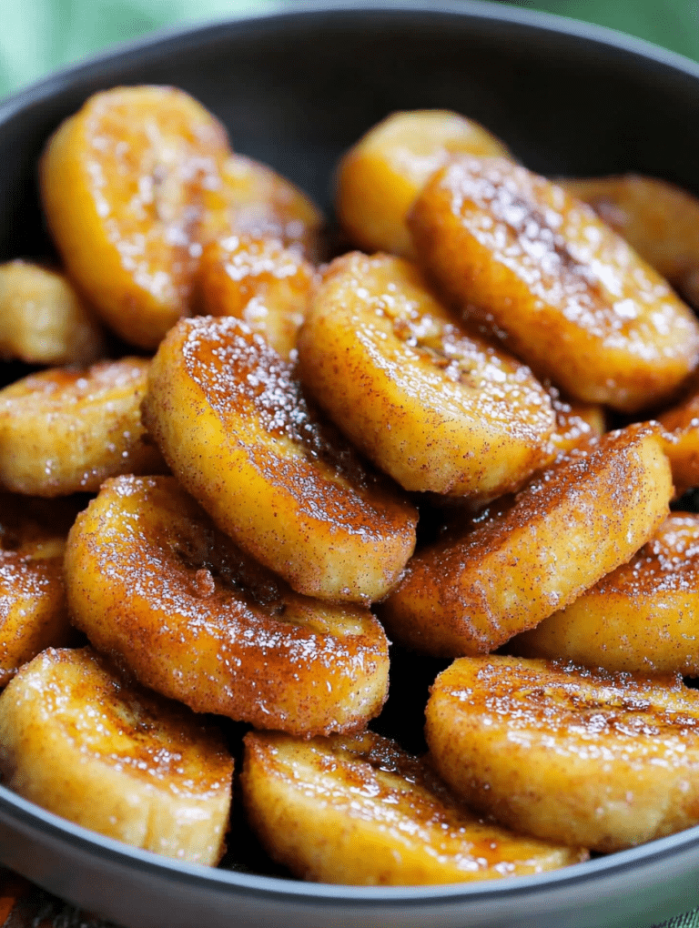 Pan-Fried Cinnamon Bananas