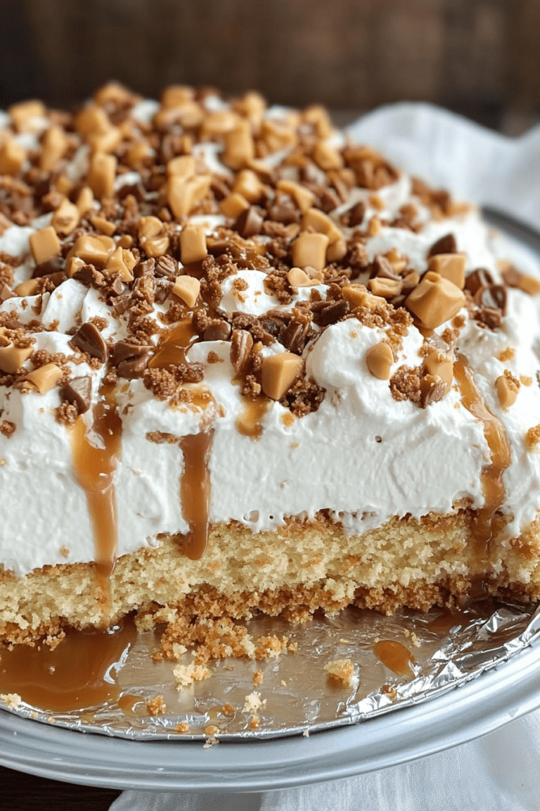 Toffee Butterscotch Cake