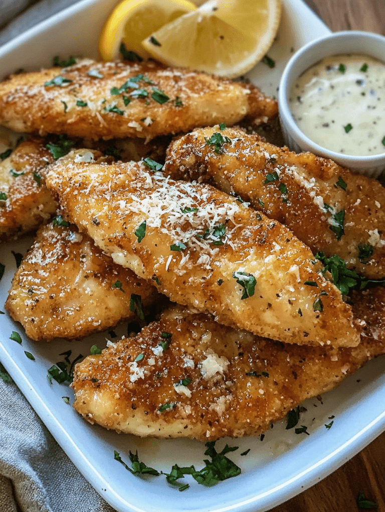 Garlic Parmesan Chicken Tenders