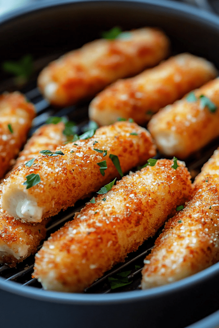 Air Fryer Mozzarella Sticks