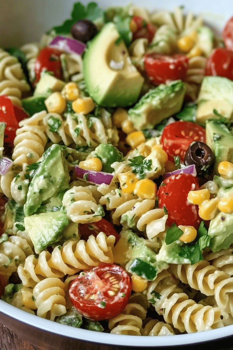 Avocado Pasta Salad