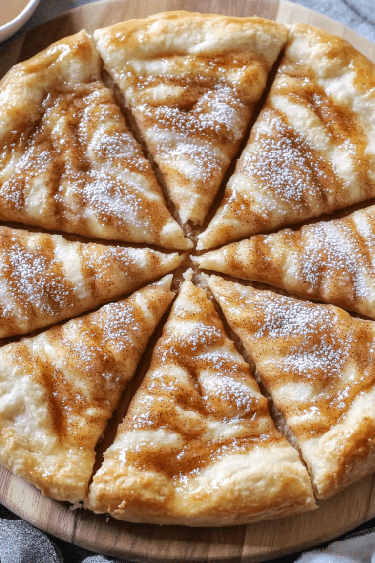 Cinnamon Sugar Pizza