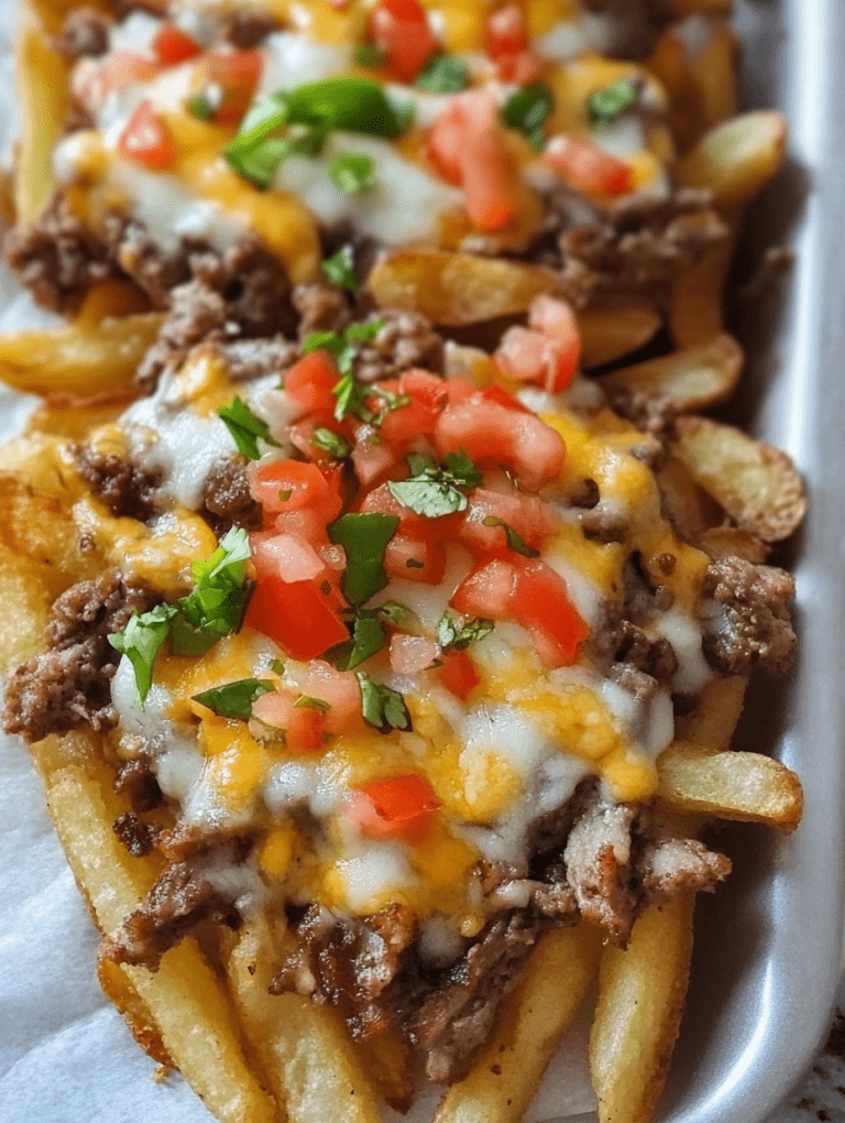 Cheesesteak Taco Fries