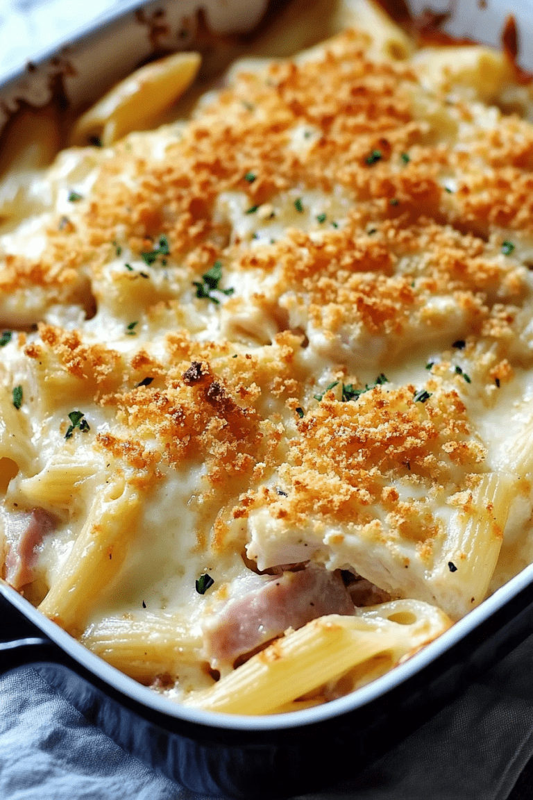 Chicken Cordon Bleu Casserole