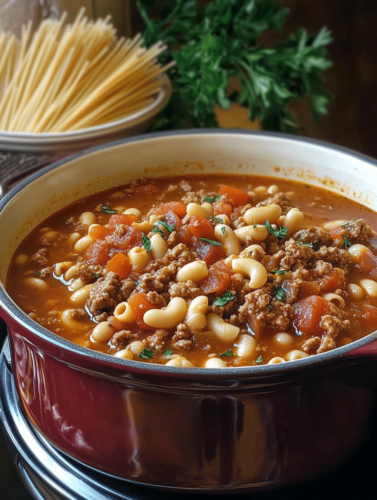 Olive Garden Slow Cooker Pasta Fagioli
