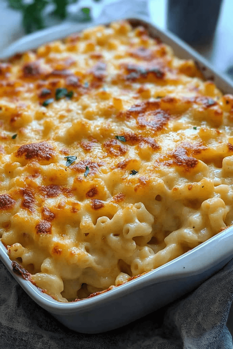 Creamy Baked Macaroni and Cheese