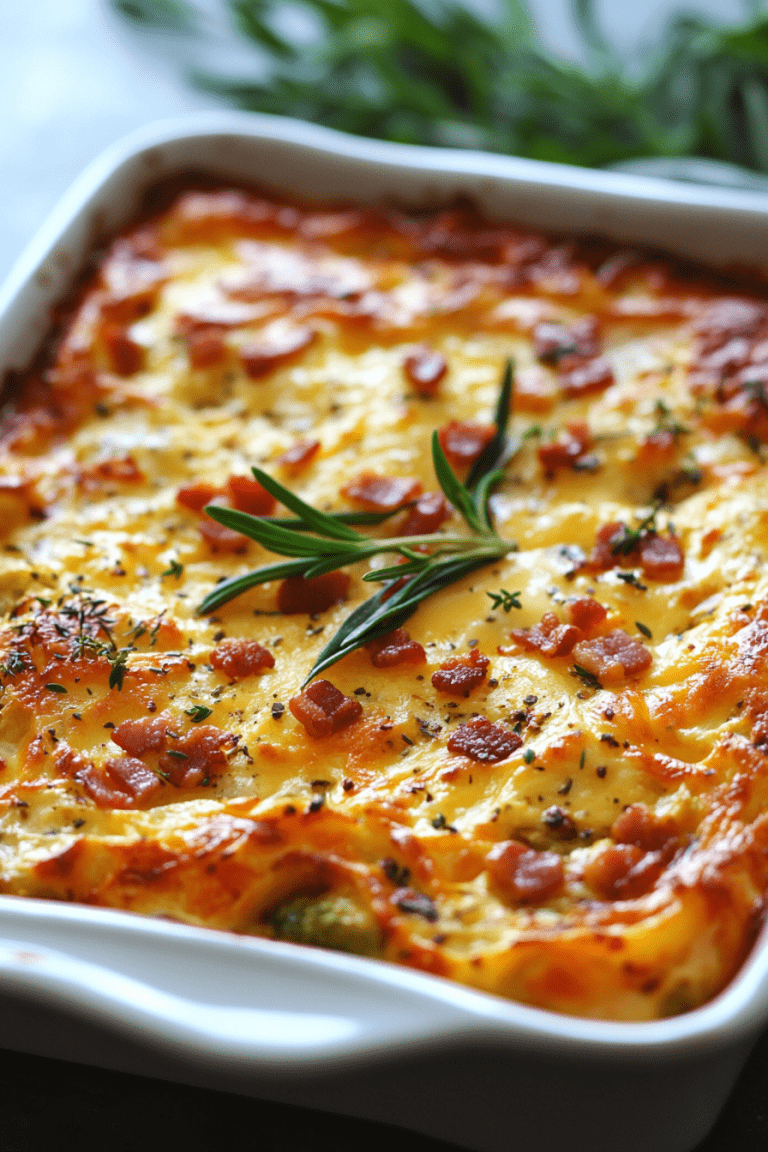 Bacon Brussels Sprouts Gratin