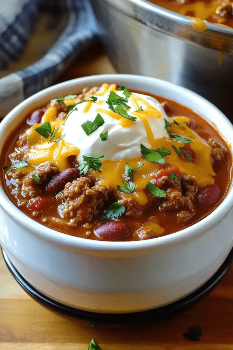 Crockpot Chili