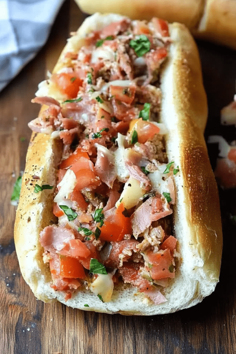 Chopped Italian Sandwiches