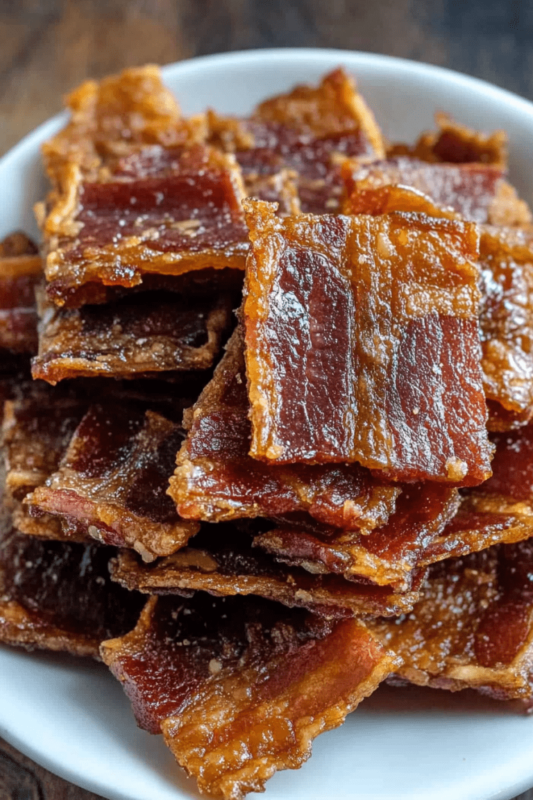 Candied Bacon Crackers