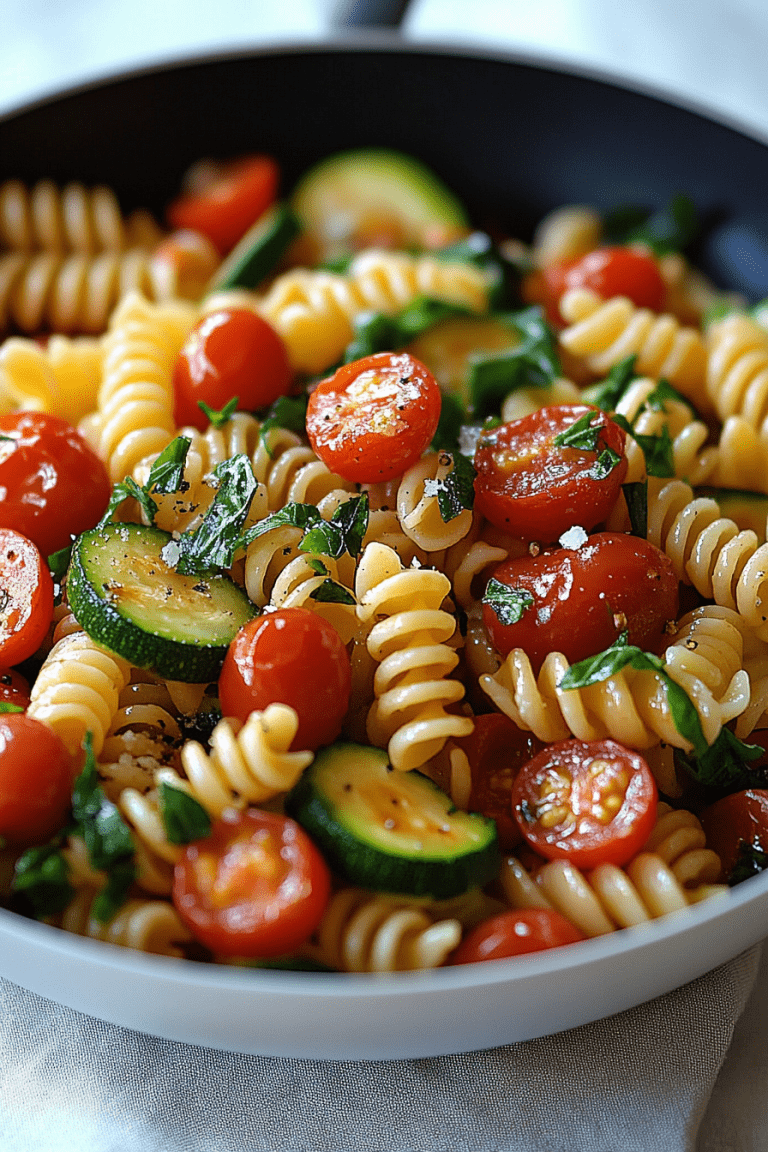 Tomato Zucchini Pasta