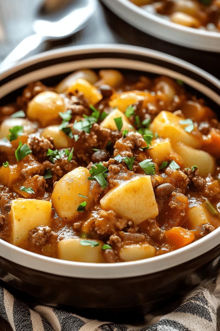 Slow Cooker Cowboy Casserole