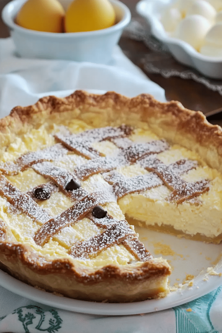 Ricotta Pie (Old Italian Recipe)