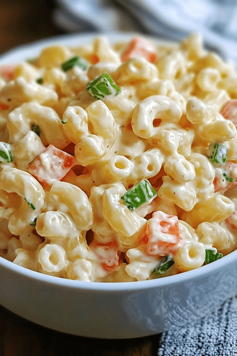 Sweet Amish Macaroni Salad