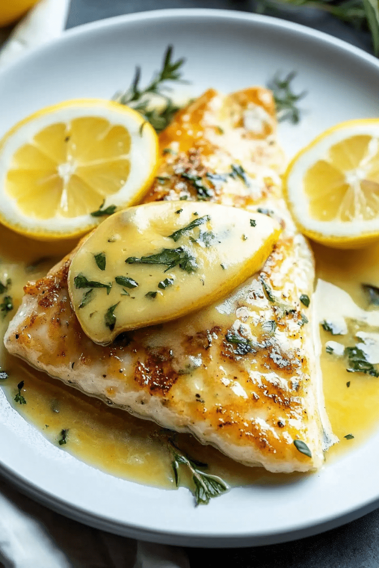 Pan-Fried Tilapia with Lemon Butter Sauce