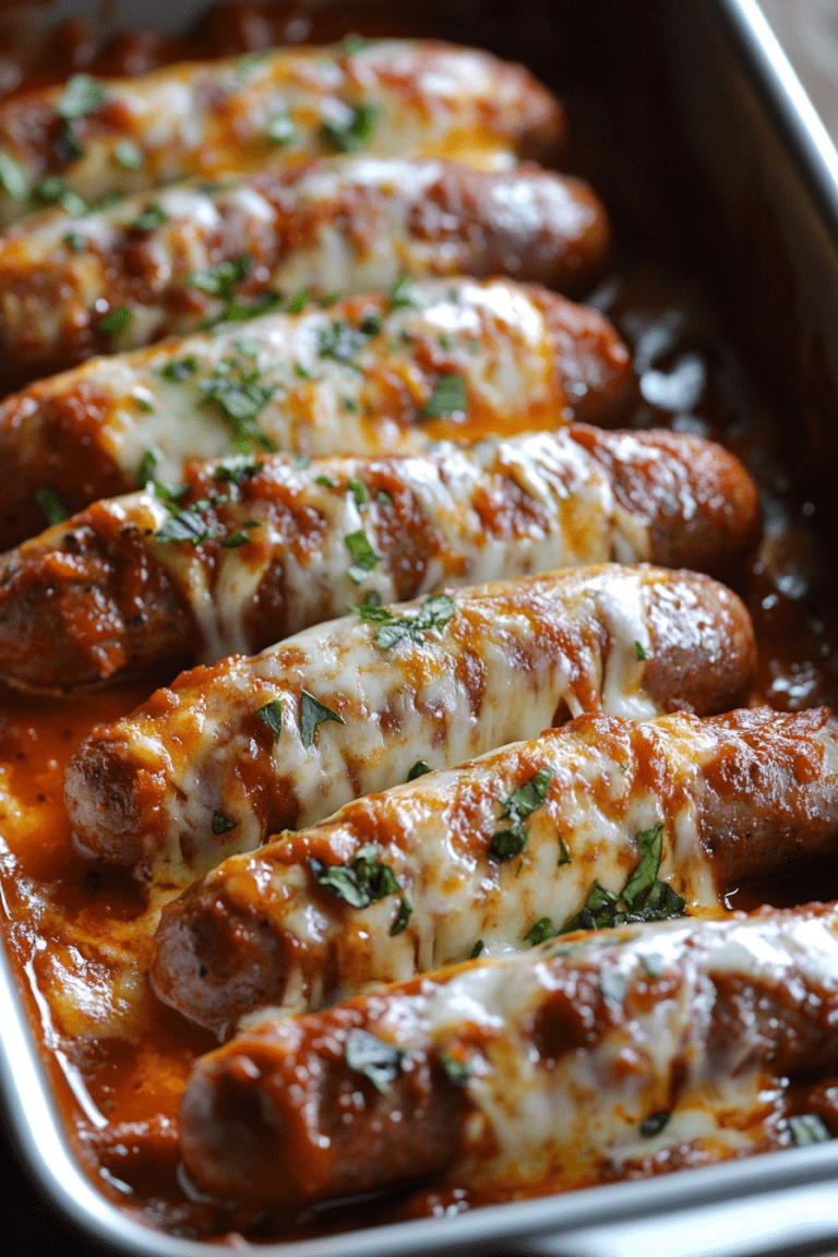 Cheesy Italian Sausage
