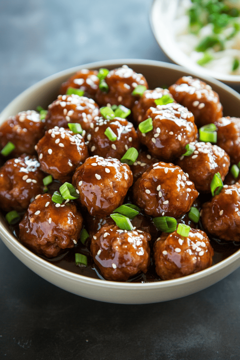 Sweet and Sour Meatballs
