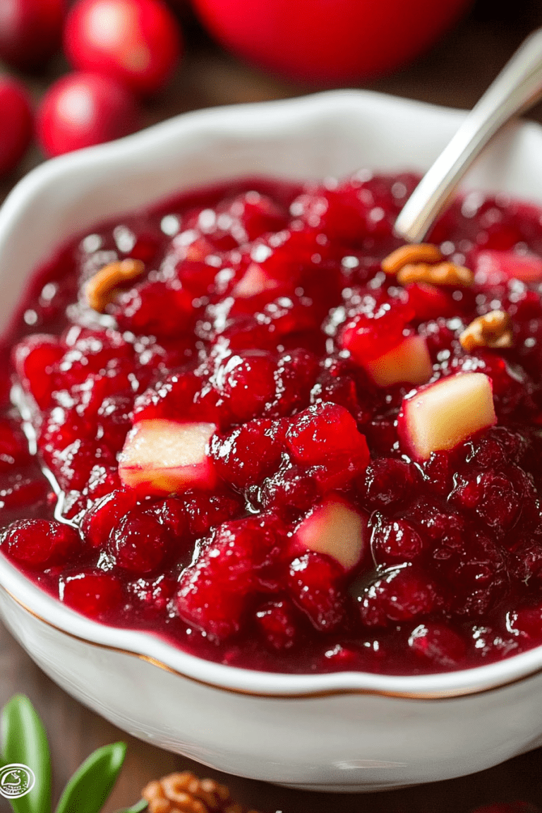 Cranberry Apple Jello Salad