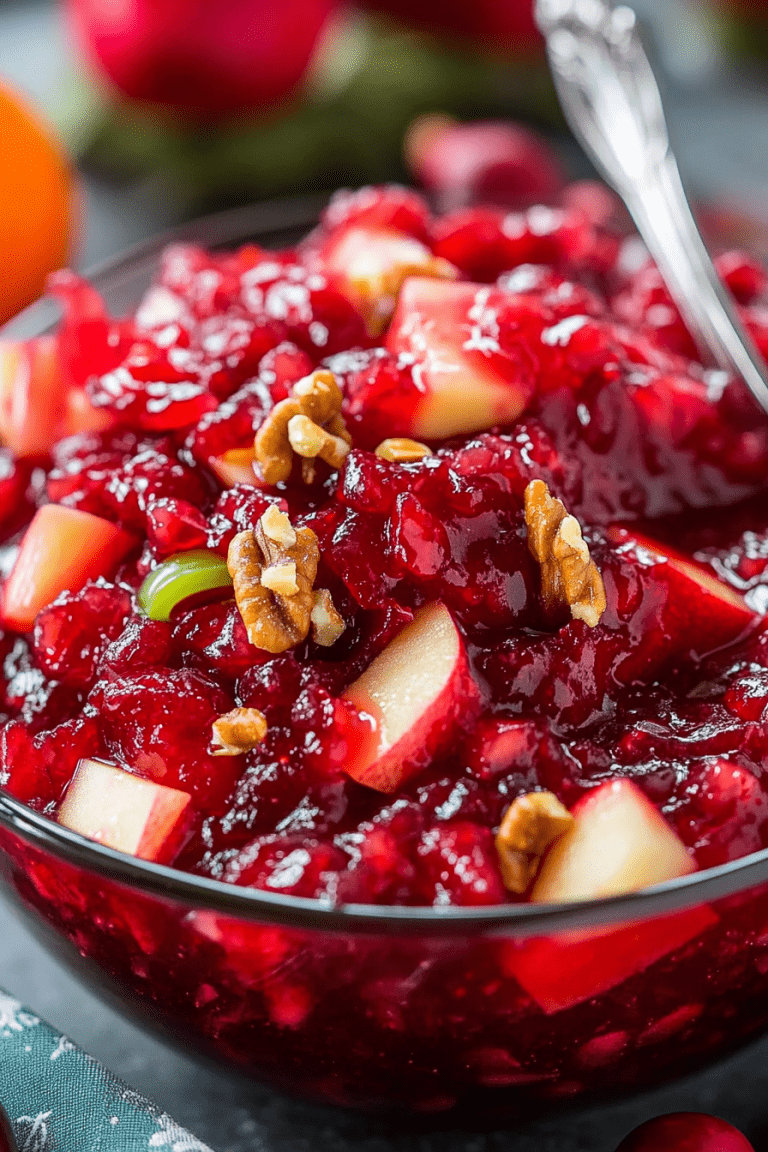 Cranberry Apple Jello Salad