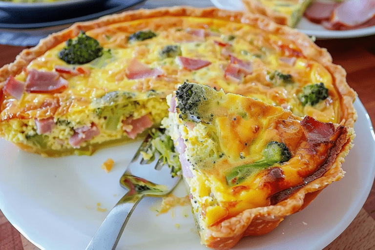 Ham and Cheese Quiche