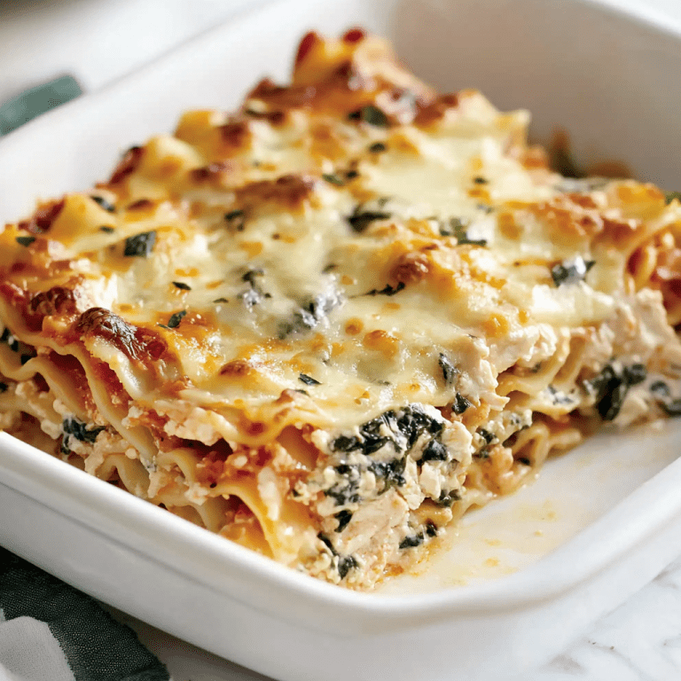 Creamy Chicken Lasagna