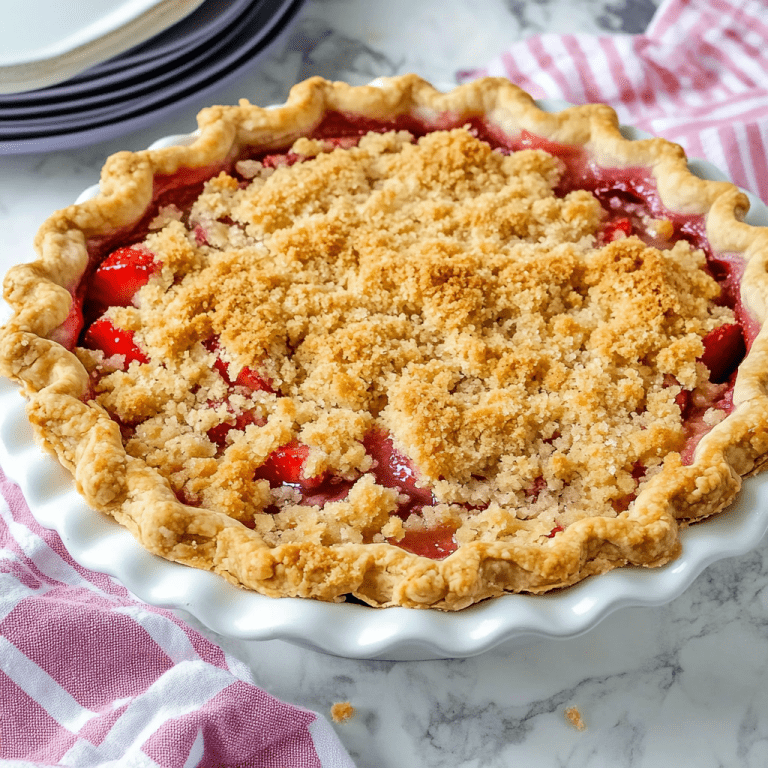 Strawberry Rhubarb Pie