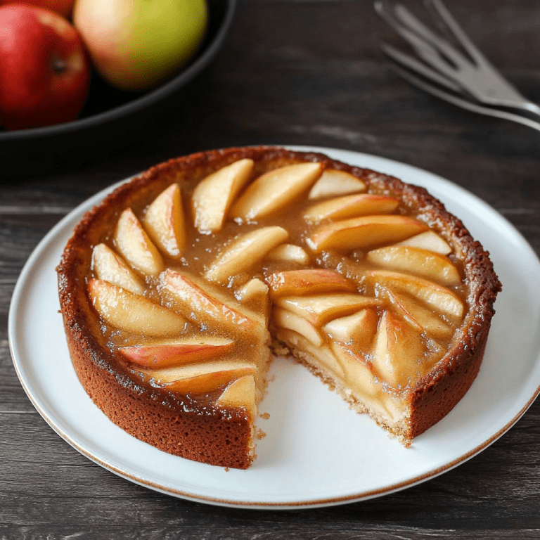 Swedish Apple Cake (Äppelkaka)