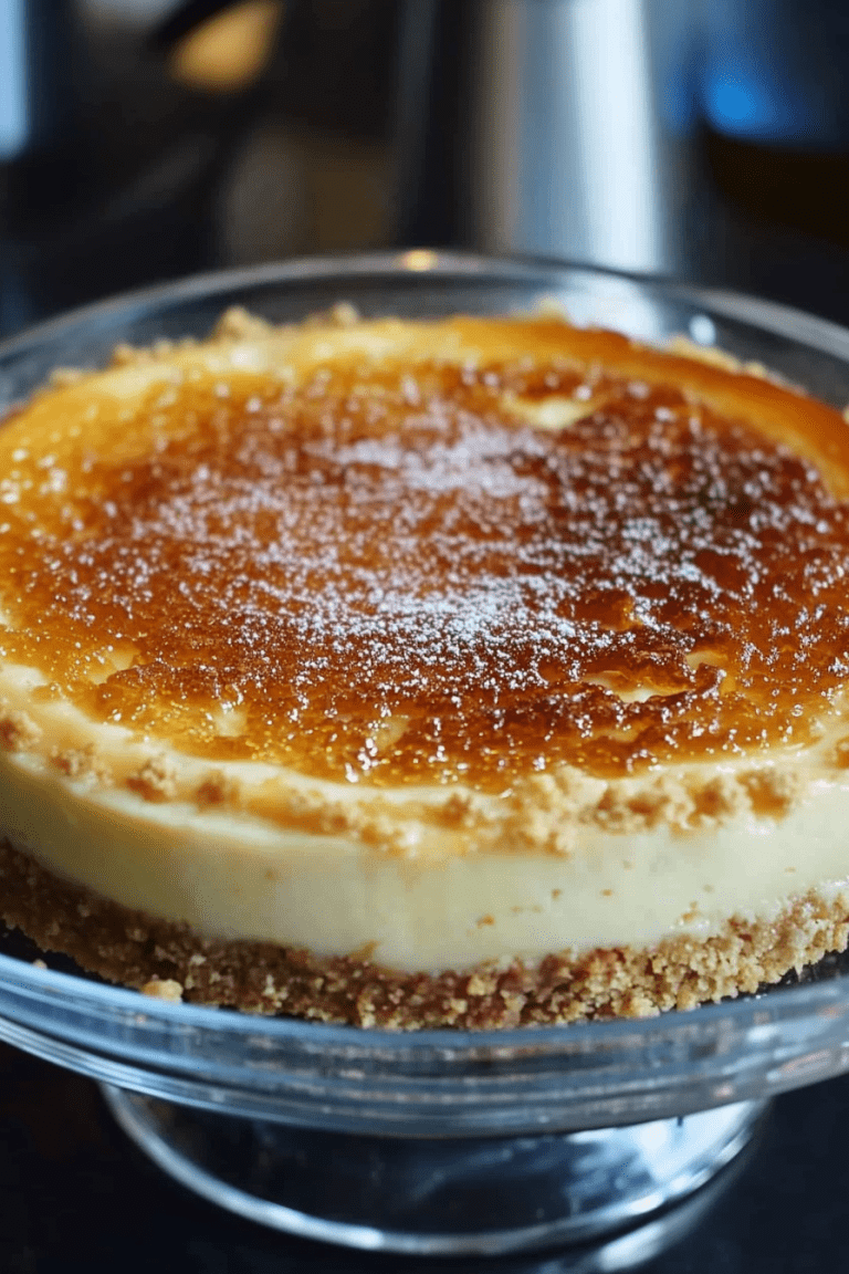 Crème Brûlée Cheesecake