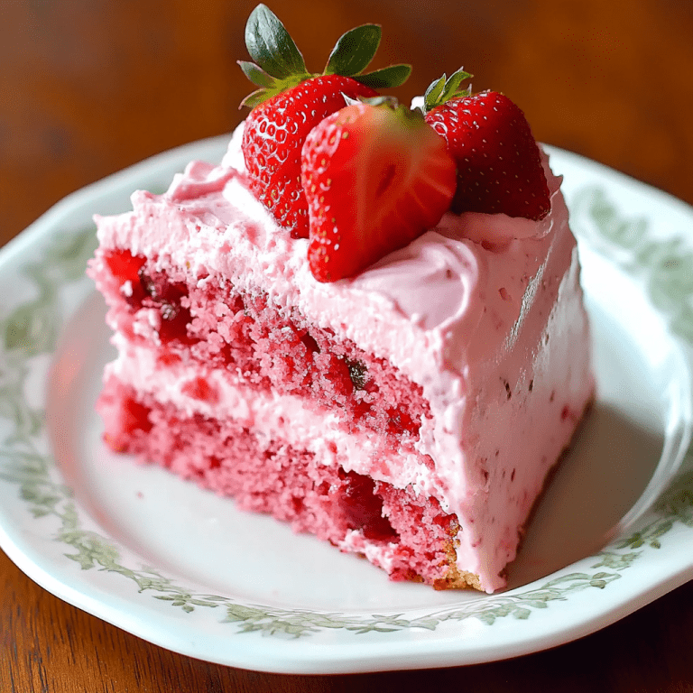 Double Strawberry Cake