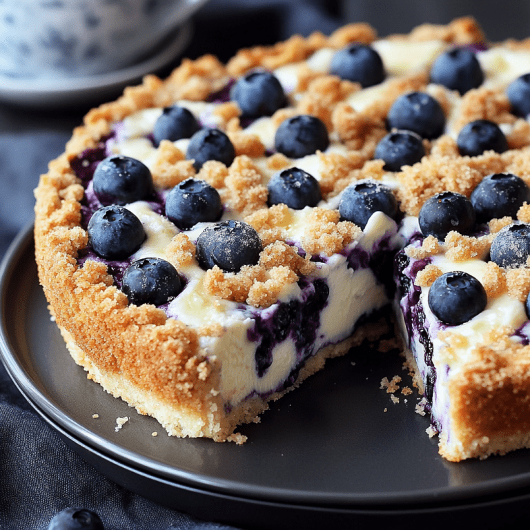 Blueberry Cream Cheese Coffee Cake