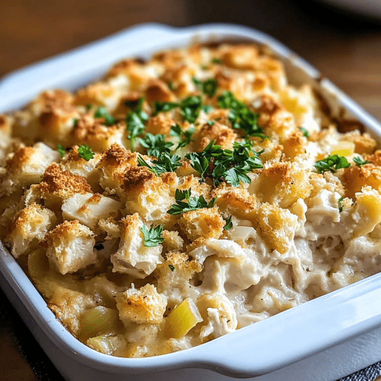 Chicken and Dressing Casserole