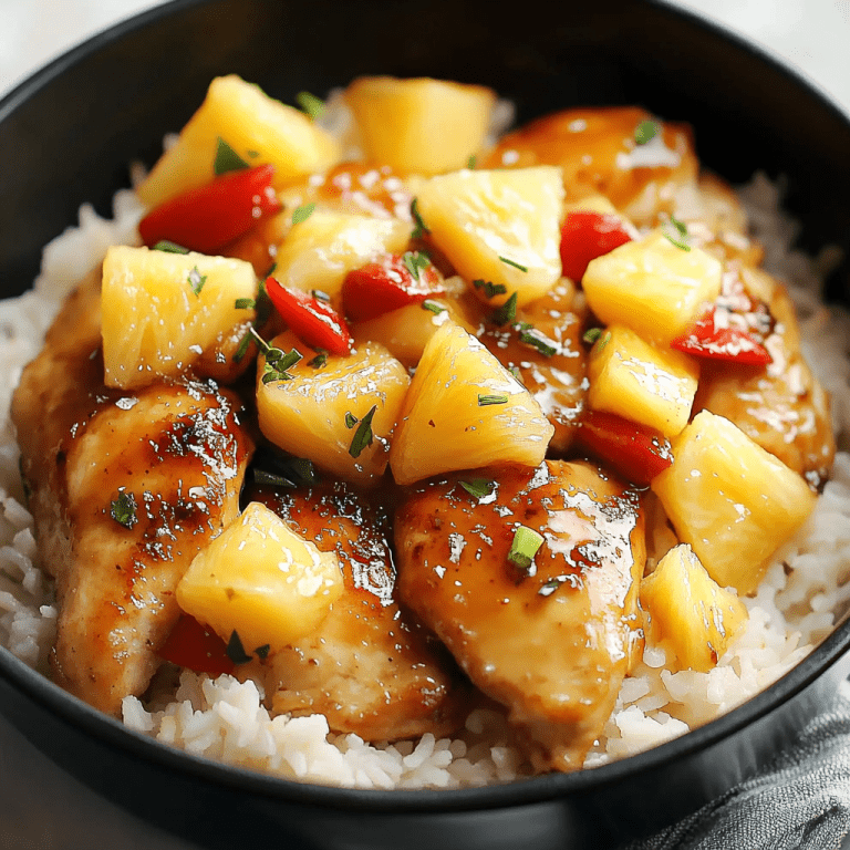 Pineapple Chicken and Rice