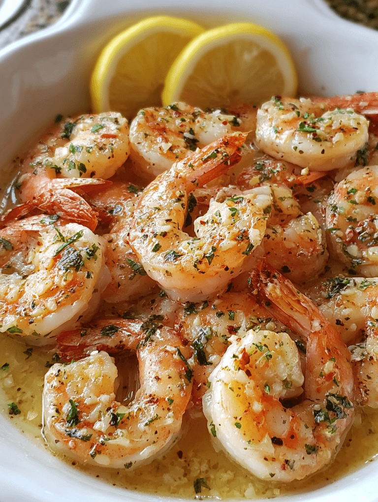 Baked Shrimp in Lemon Butter Sauce