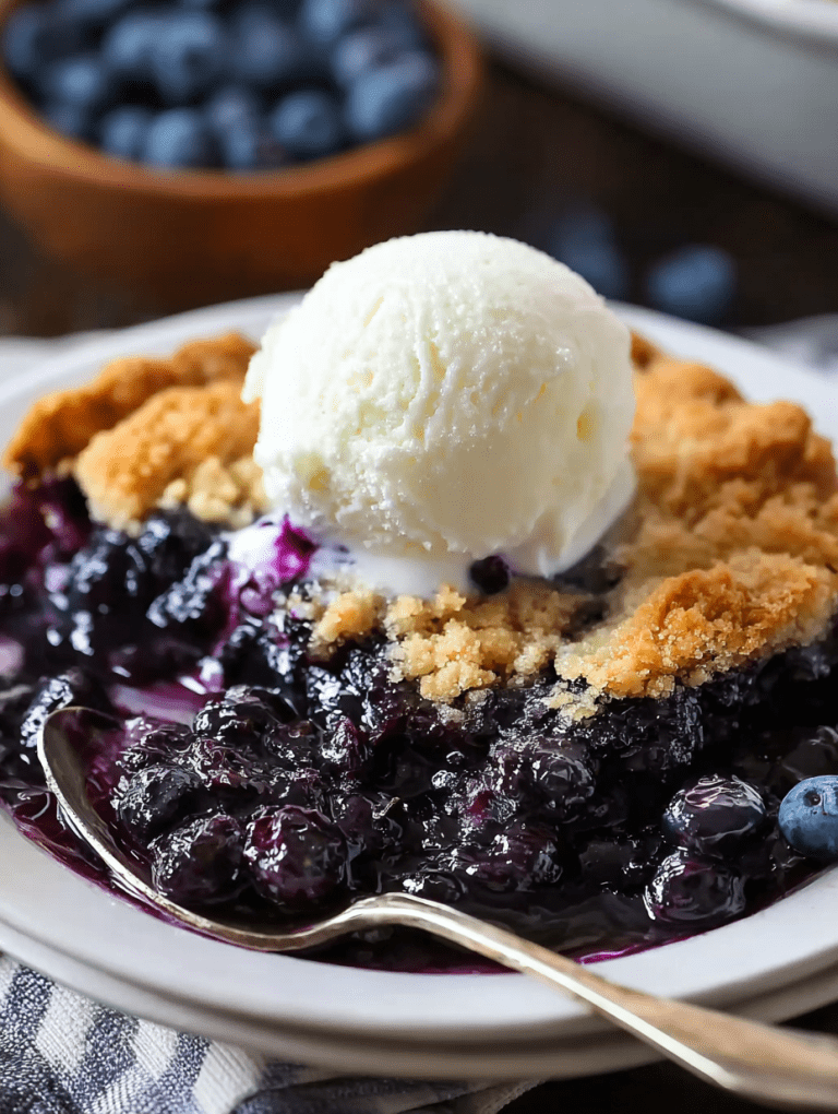 Blueberry Cobbler